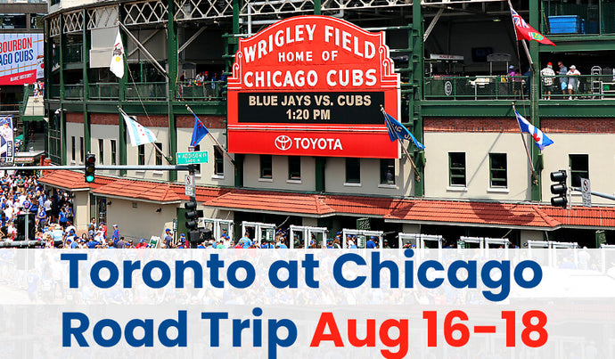 Toronto Blue Jays at Chicago Cubs Hotel + Ticket Package - August 16th-18th 2024
